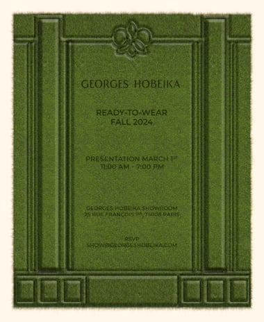 GEORGES HOBEIKA SAVE THE DATE